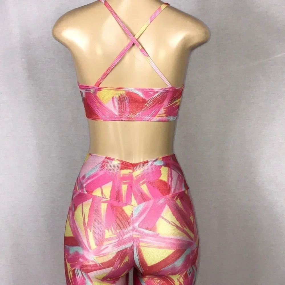 Zuliana Designer Activewear Two Piece Set Made In USA NWT - Picture 4 of 8